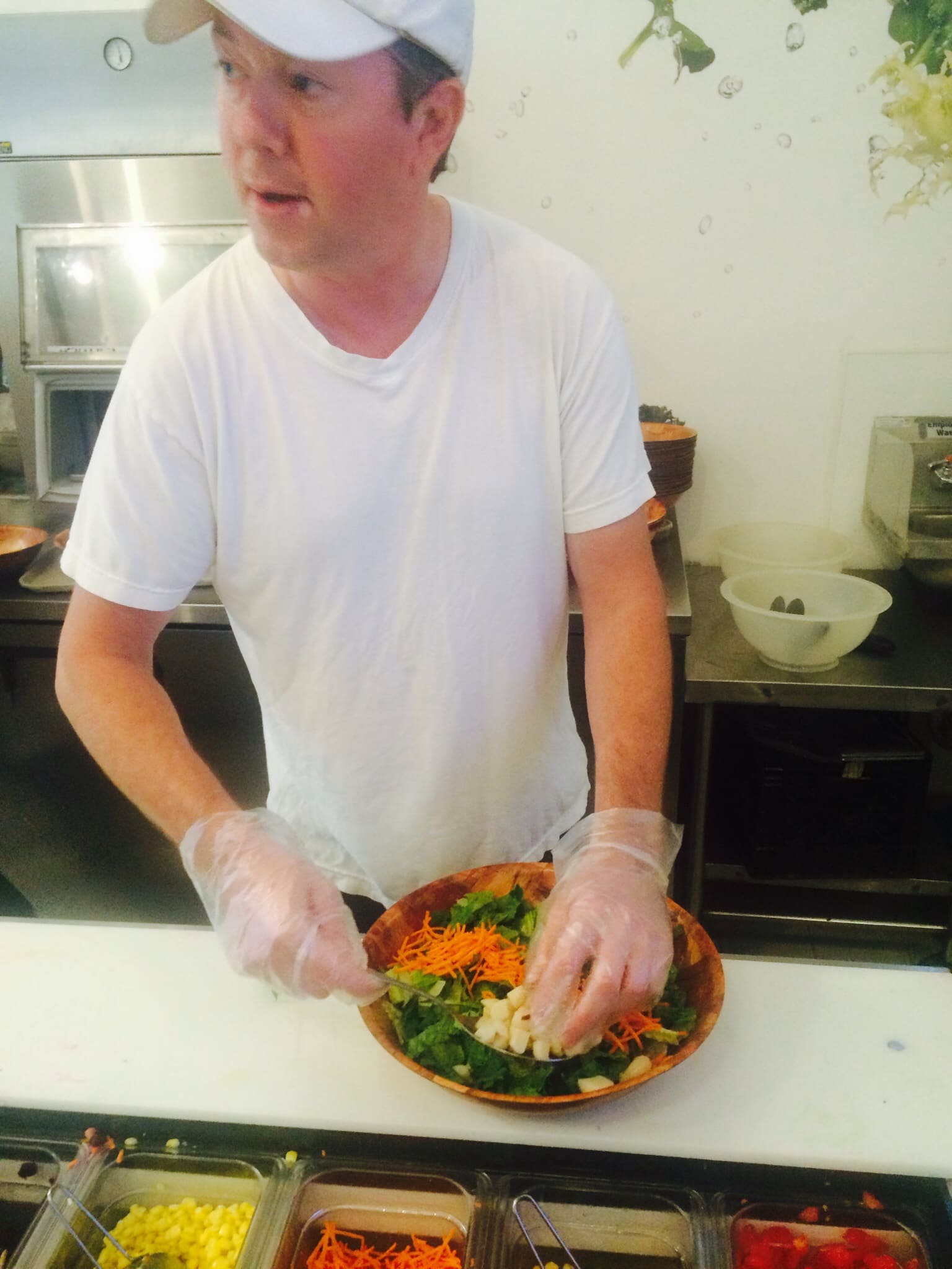 Jason at California Monster Salad in Santa Monica