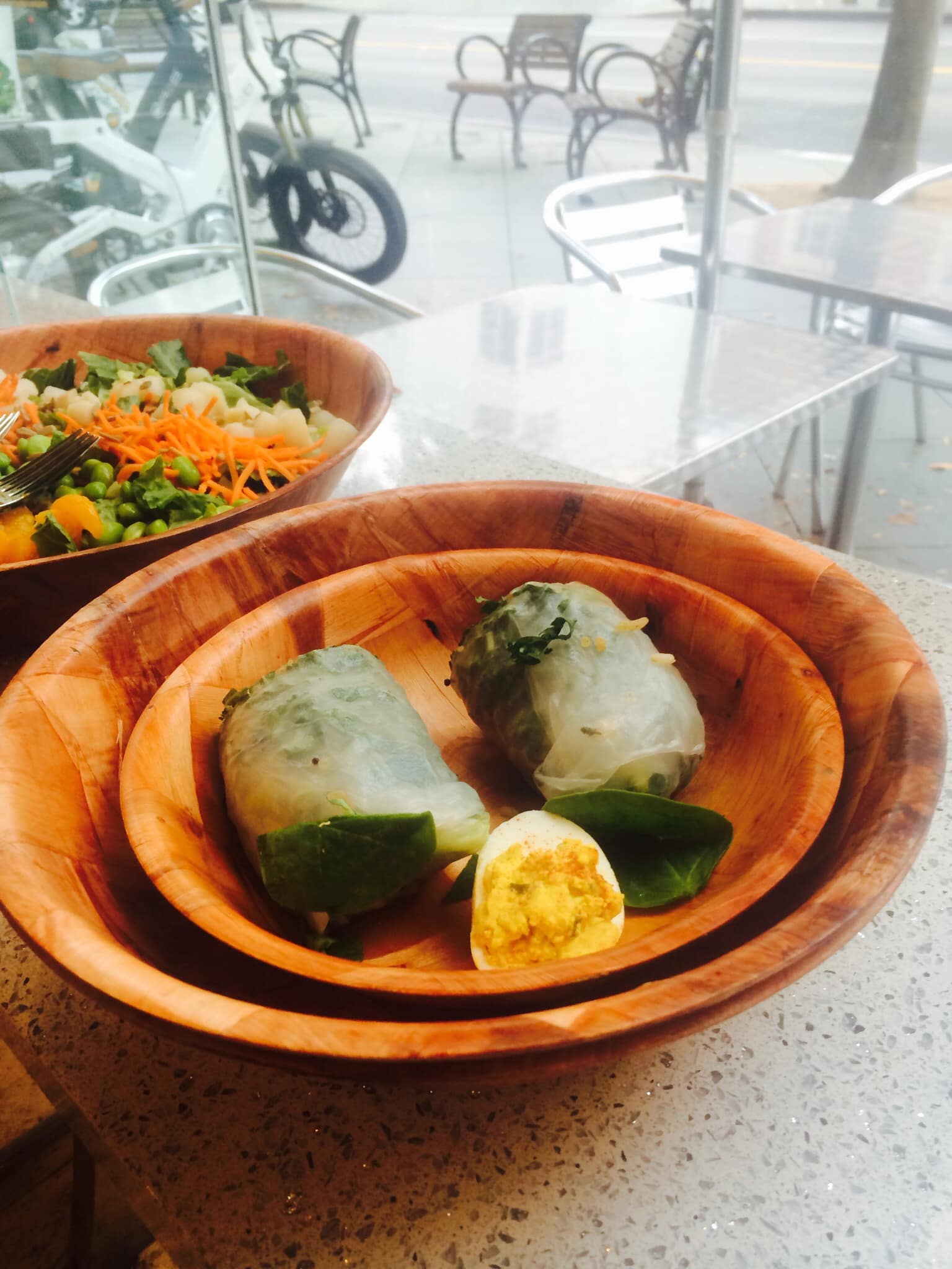 China seaside salad and lavish wraps