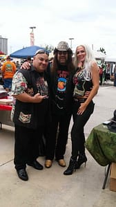 Born to Be Wild! Filmmaker Thomas J. Churchill, Bass player Rafaello Tazmaco Siacco of the Michael Allman Band and actress Krista Grotte