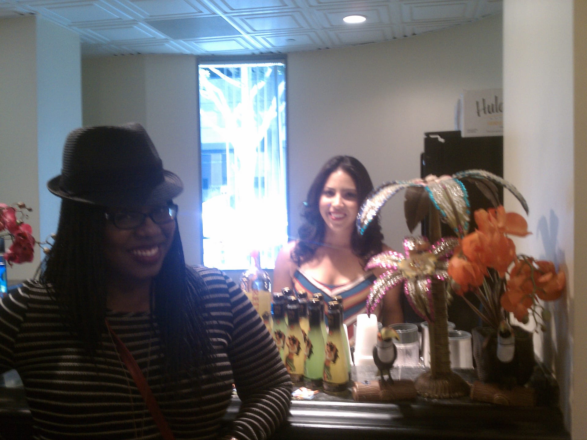 Casting director Natasha Ward with Rosemary Lopez