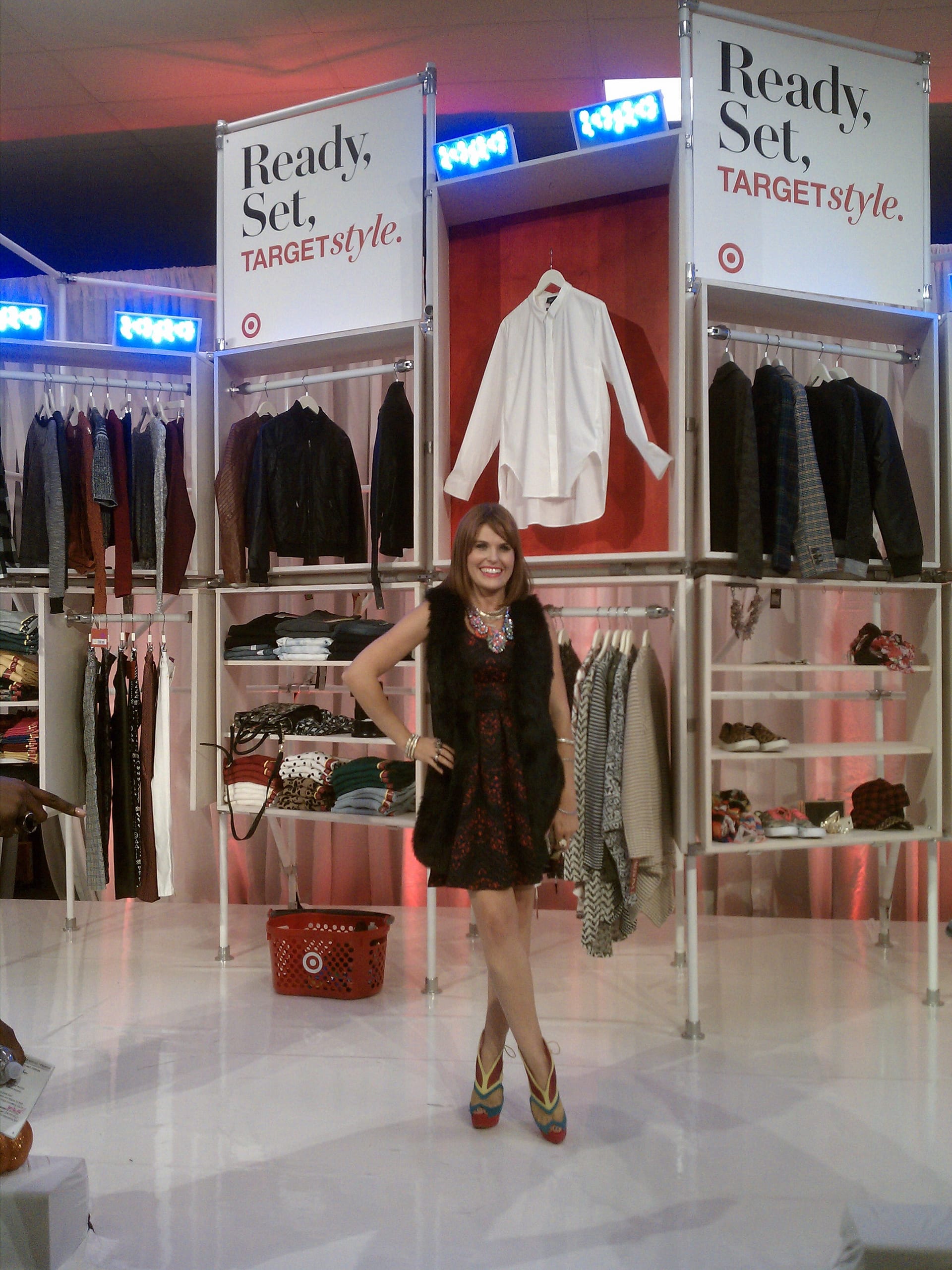 Targeted Fashionista...Stylist Ali Levine looks glam and cool in Target clothing and jewelry. Her shoes are Christian Louboutin.
