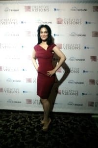 Prominent entertainment attorney Nadia Davari shows her support for the Creative Visions Foundation.