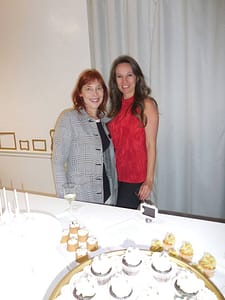 Media Mavens...Melissa Terry and Dame Nicole Brandon. Photo courtesy of Vida G.