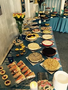 How sweet it is...a mouth-watering array of Chef Rana's amazing cheesecakes.
