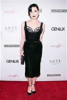 Dita smolders on the red carpet. Photo courtesy of Gabriel Olsen/Getty Images Collection