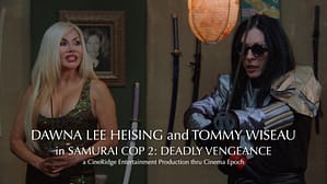 Still of actors Dawna Lee Heising and Tommy Wiseau