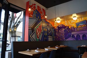The interior at The Independence in Santa Monica