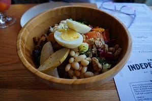 The chopped kale salad
