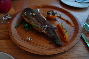 The Stuffed Trout was cooked perfectly!