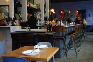 The bar at the Independence Santa Monica is a great addition to the area