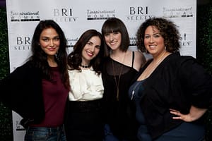 With good friends Nadia Davari, Bri and Sheba Khodadad of 6 Degrees Deep Branding and Events.