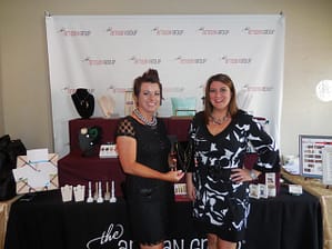 Tara Rex and Valerie S. Guerror, founder of the Artisan Group