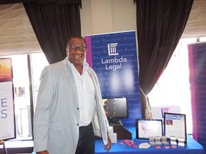 Rick Davis of Lambda Legal. Such a friendly guy!
