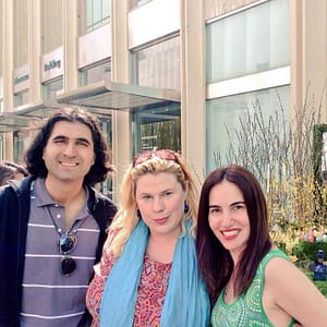 The cast and director of Seeking Valentina is happy to ring in Nowruz. Photo courtesy of Polar Underworld Productions