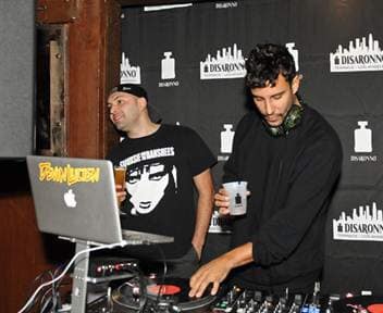 DJ Devin Lucien spins cool tunes at the Disaronno Terrace event