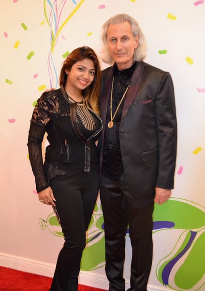 Fashion Designer Sai Suman with Experience Magazine's Publisher Erwin Glaub