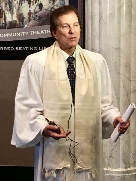 Rabbi David Baron at the Beverly Hills Temple of the Arts