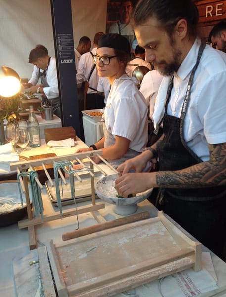 Chefs preparing for the 2016 LA Food and Wine Festival. Photo courtesy the Expetience Magazine