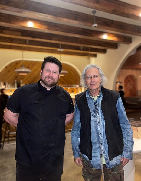 Chef Ulrich (L) and Erwin Glaub (R)