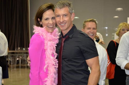 Annabeth Gish and John McIlwee attend Project Angel Food's Delish (Photo by Noemi Torres)
