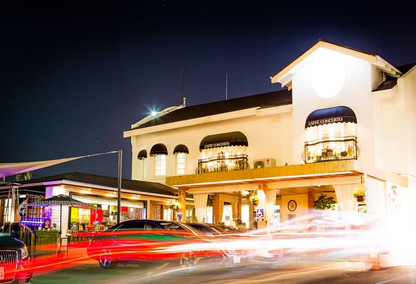 The stylish Caffe Concerto in Los Angeles, California