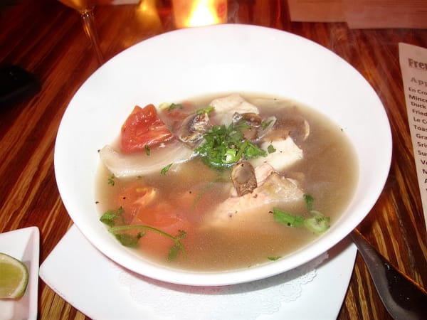 The soup at Le Cellier was presented with style for dineLA 2016. Photos courtesy the Experience Magazine