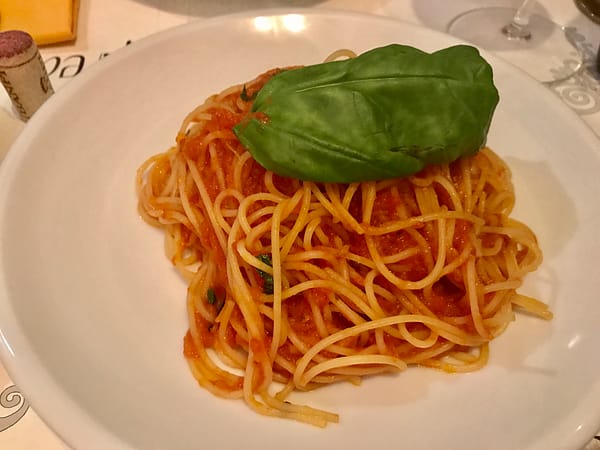 Vegetarian spaghetti