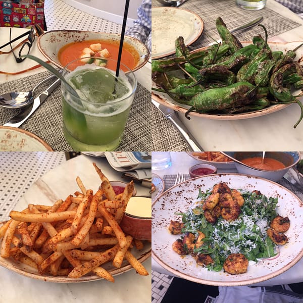 The seasonal menu at FIG features farm to table produce