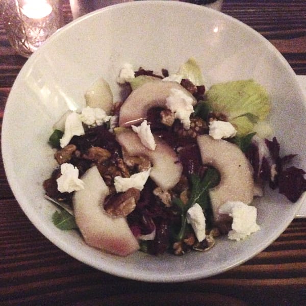 The salad at Detour Bistro Bar