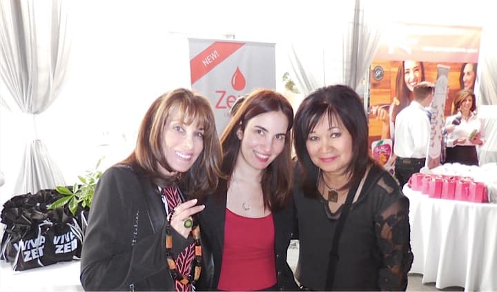 Kate Linder (The Young and The Restless), myself, and Jennifer Reeves. Kate is modeling a ring of Jennifer's