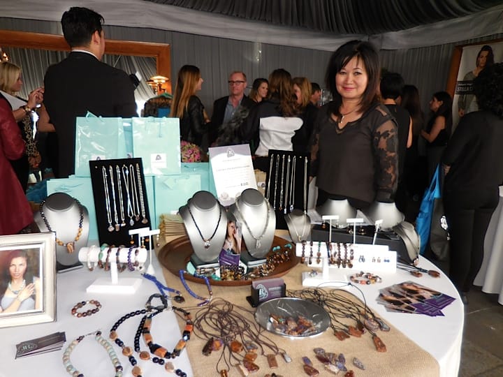 Jennifer Reeves with her beautiful jewelry