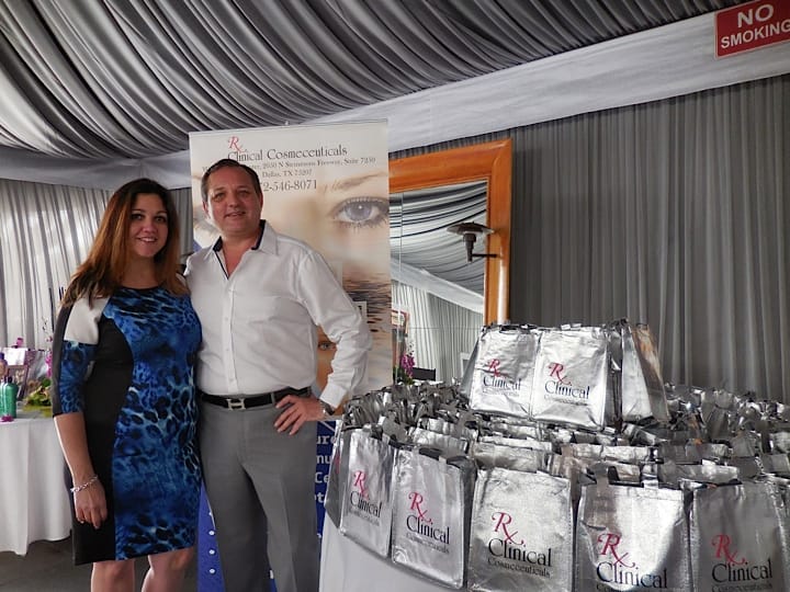 Lydia and Robert of RxClinical Cosmeceuticals. My favorite product of theirs is their amazing enzymatic cleanser.