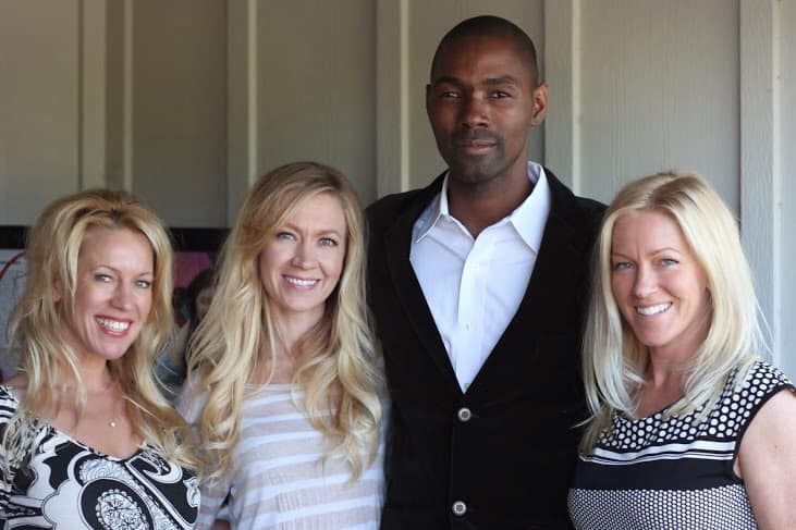 The ladies of Linda's Voice with Lawrence Charles, Founder and CEO of Charles & Company Tea.