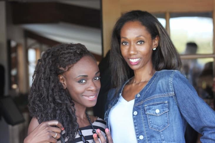Nzinga Blake and Joy Moeller-Donnell, COO of Vanichi Magazine