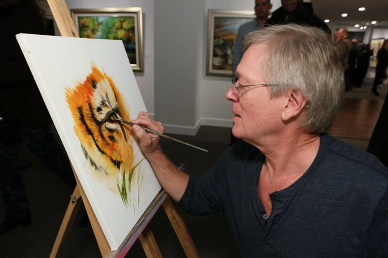 Martin Katon concentrates.